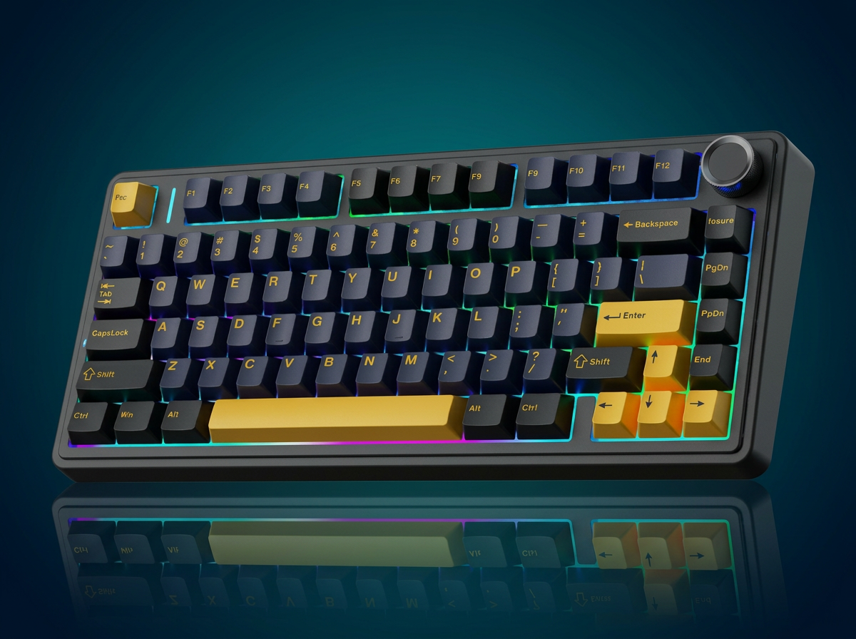 Aula F75 — 75% • Tri-mode • RGB